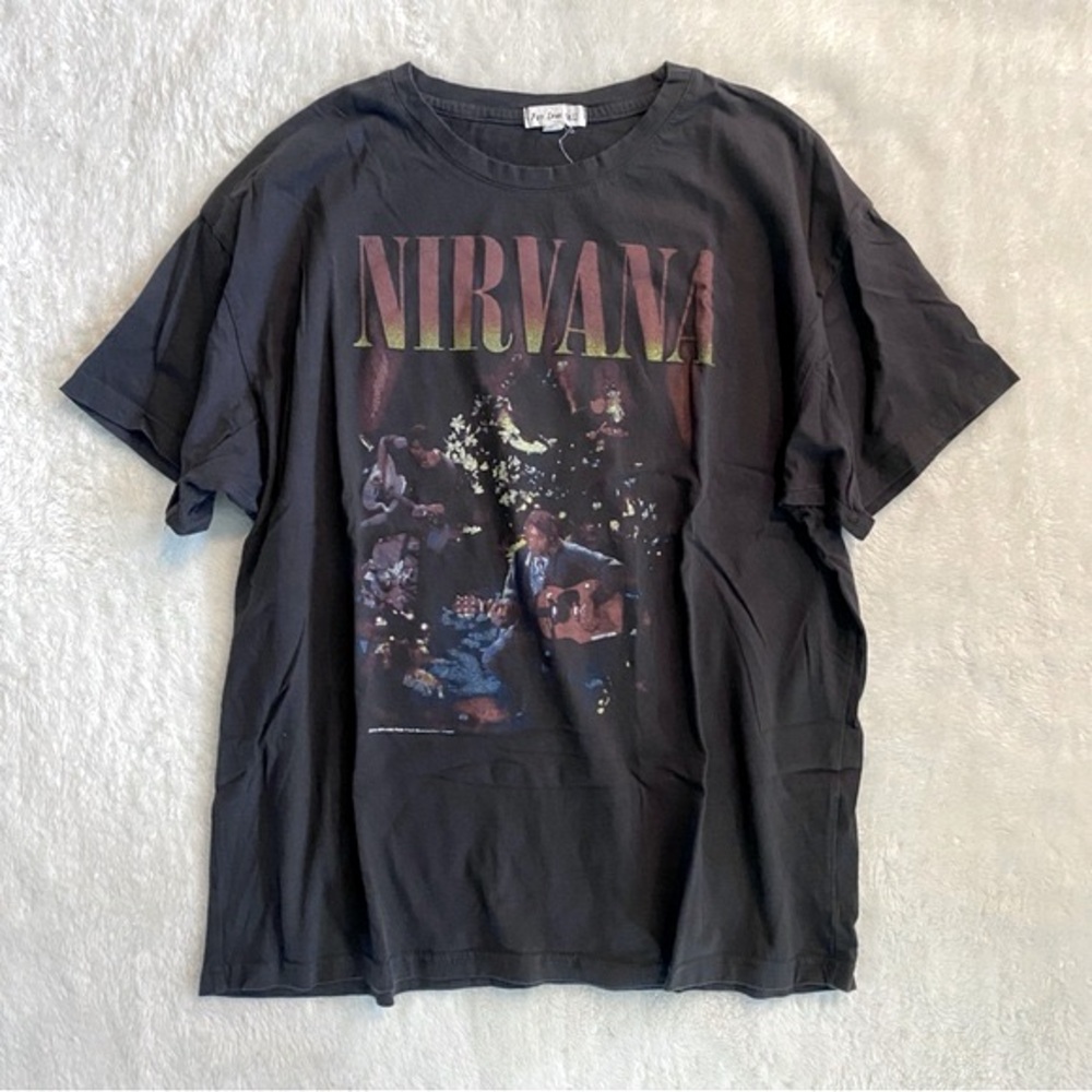 NIRVANA Oversized Vintage Style Tee